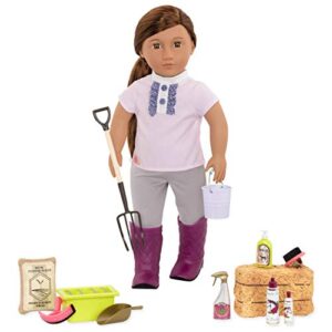 our generation by battat- hay and neigh horse care set- toys, doll clothes & accessories for 18-inch dolls- ages 3 years and up