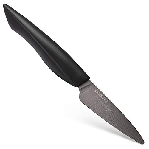 Kyocera Innovation Ceramic Kitchen Knife, 3" PARING, BLACK