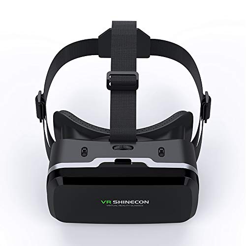 VR Headset with Remote Controller,3D Glasses Virtual Reality Headset for VR Games & 3D Movies, VR Headset for iPhone & Android Phone,VR Glasses Suitable for Kids and Adults