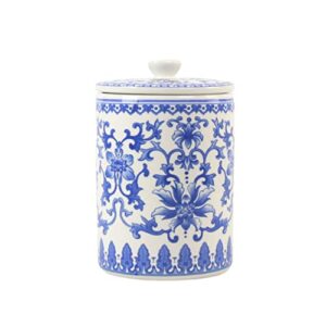 10 Strawberry Street Kitchen Canister, 3 Piece Set, Chinoiserie Blue