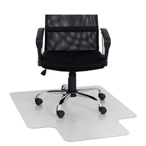 kaiser plastic chair mat | xtra - strong quality | made-in-germany | 36" x 48" x 1/8" with lip | for low/medium pile carpets polycarbonate