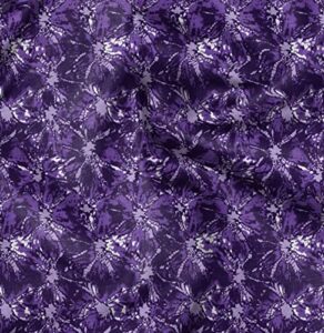 soimoi purple heavy canvas fabric batik tie-dye print upholstery fabric, fabric for home accents fabric by the yard 58 inch wide