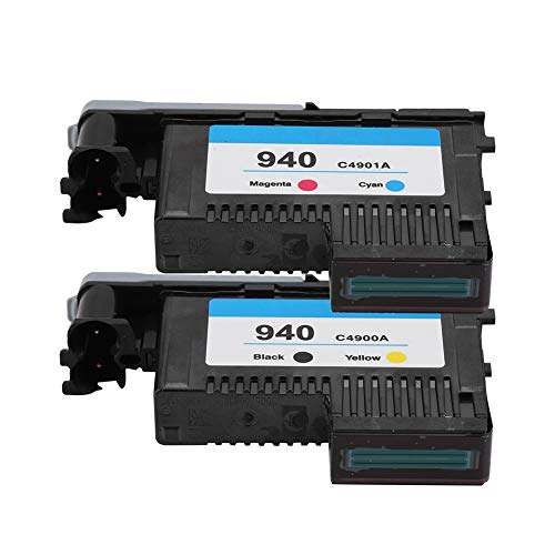 Ink Cartridges Replacement Print Head Compatible for Officejet HP 940 C4900A C4901A 8000 8500 Series(CMYK)