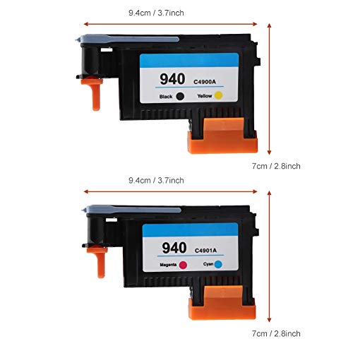 Ink Cartridges Replacement Print Head Compatible for Officejet HP 940 C4900A C4901A 8000 8500 Series(CMYK)