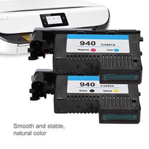 Ink Cartridges Replacement Print Head Compatible for Officejet HP 940 C4900A C4901A 8000 8500 Series(CMYK)