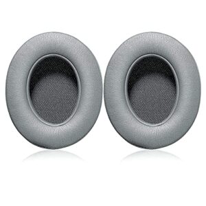 replacement earpads ear pad cushion cover fit for monster beats by dr.dre studio 2.0 studio 3.0 wired wireless headphones (grey)