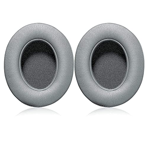 Replacement Earpads Ear Pad Cushion Cover Fit for Monster Beats by Dr.Dre Studio 2.0 Studio 3.0 Wired Wireless Headphones (Grey)