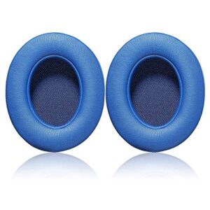 replacement earpads ear pad cushion cover fit for monster beats by dr.dre studio 2.0 studio 3.0 wired wireless headphones (blue)