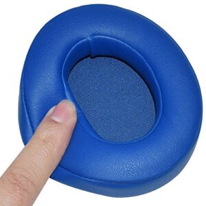 Replacement Earpads Ear Pad Cushion Cover Fit for Monster Beats by Dr.Dre Studio 2.0 Studio 3.0 Wired Wireless Headphones (Blue)