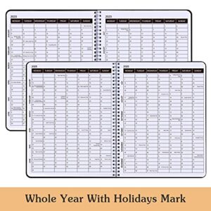 Office Planner July 2023 - June 2025 Monthly Calendar Planner - 9×11 Inch Time Management Personal Planner Hard PVC Cover with Spiral Bound