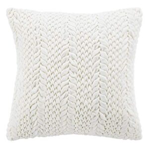 Safavieh Barlett Throw Pillow, 22"x22", Cream