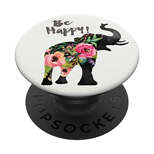Optimistic Elephant - Phone Mount, Hand Holder Knob 6631 PopSockets PopGrip: Swappable Grip for Phones & Tablets