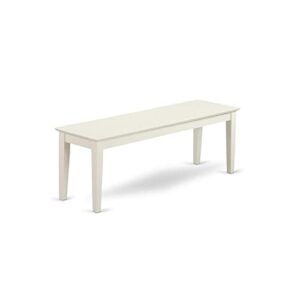 east west furniture dining bench, wood seat, cab-lwh-w