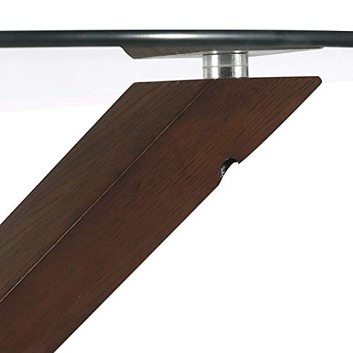 POLY & BARK Kennedy 48" Round Dining Table, Walnut