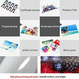 Liwute 4x6 Inches Photo Paper Both Sides 157gsm For Laser Printer, 100sheets Laser Printing Coated Paper