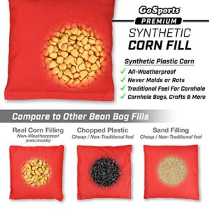 GoSports Synthetic Corn Fill, 8 Pound Bulk Bag - Great for Cornhole Bags, Crafts and More, Yellow