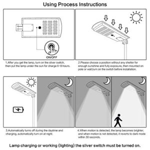 TENKOO 200W LED Solar Flood Light Dusk to Dawn Solar Powered Street Light Outdoor Waterproof IP67 with Remote Control Solar Security Light for Backyard|Garage|Driveway|Basketball Court…