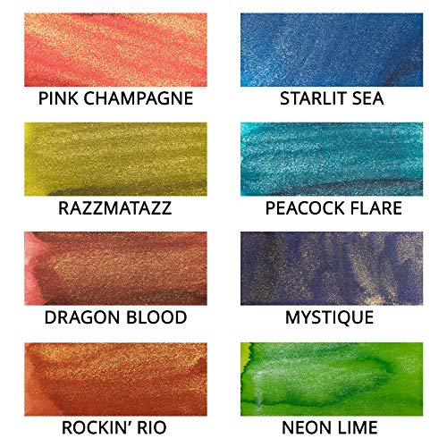 New Diamine 50ml Shimmer Ink Bottle (Dragon Blood)