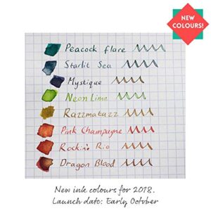 New Diamine 50ml Shimmer Ink Bottle (Dragon Blood)