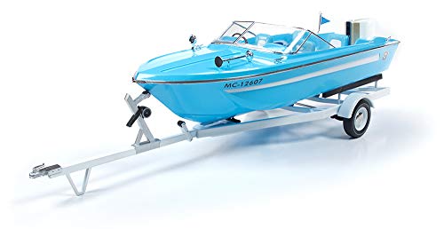 C.P.M. Round2 MPC 883/12 Vintage Hydro-Vee Power Boat Plastic Kit 1:18 Scale 10.5 inches