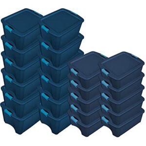 sterilite 12 gallon latch storage tote (6 pack) & 18 gallon latch tote (6 pack)