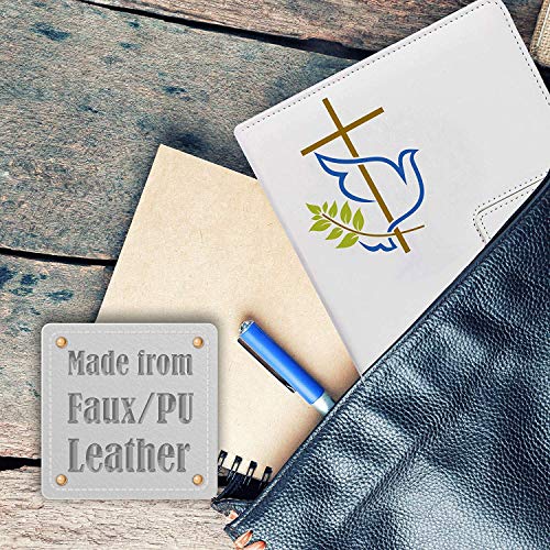 The Peace Dove Journal | 5x8 Inches, 200 Lined Pages, Magnetic Clasp, Refillable | Diary, Cute Notebook Journal, Personal Journal for Women or Men