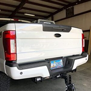 BulletProof Hitches™ 2.5" Adjustable Medium Duty (14,000lb Rating) 6" Drop/Rise Trailer Hitch with 2" and 2 5/16" Dual Ball (Black Textured Powder Coat)