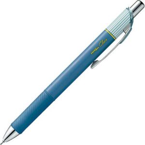 pentel ballpoint pen energel clena 0.4mm [blue black] (japan import)