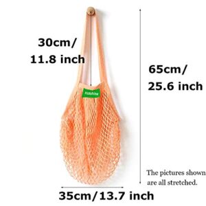 Hotshine Mesh Bags Reusable Cotton Mesh Grocery Bags - 100% Cotton | Net Cotton String | Shopping Bag ¨C Eco Market Bag - Tote Bag Vegetable