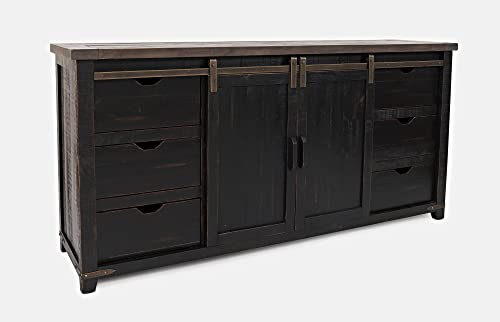 Jofran Madison County Reclaimed Pine Farmhouse Hutch Server