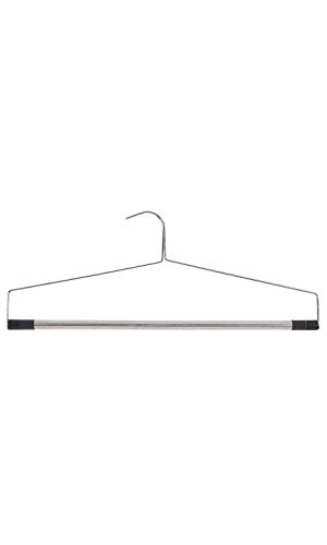 22 inch Chrome Metal Linen Hanger - Pack of 20