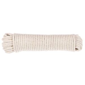 50 feet of cotton braided clothesline rope (3/16 inch) cotton rope