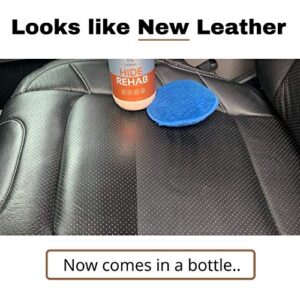 Hide Rehab Leather Conditioner- Most Effective Way Possible to Restore, Moisturize and Rehydrate Your Cars Leather. Protects from U.V. Rays, Stops Leather from Drying, Cracking. All Natural