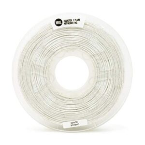 Gizmo Dorks Marble PLA 3D Printer Filament 1.75mm 1kg, White