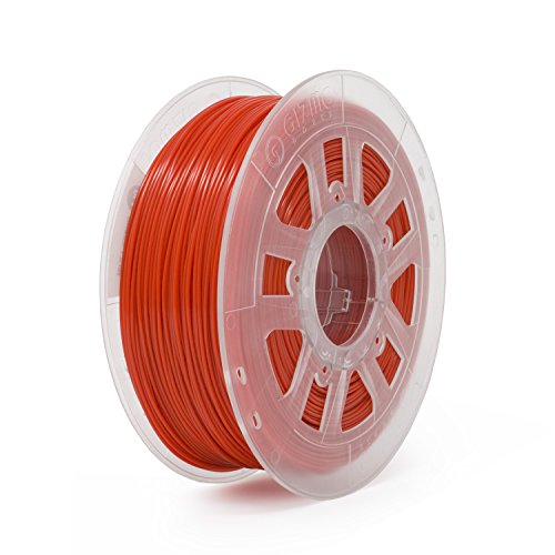 Gizmo Dorks Low Odor ABS 3D Printer Filament 1.75mm 1kg, Red