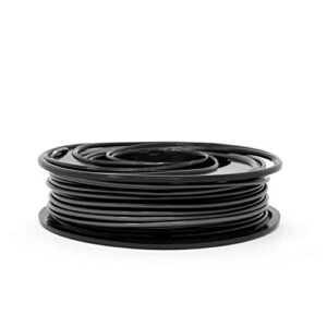 Gizmo Dorks Flexible TPU 3D Printer Filament 1.75mm 200g, Black