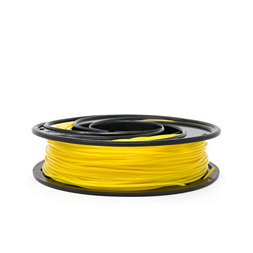 Gizmo Dorks Flexible TPU 3D Printer Filament 3mm (2.85mm) 200g, Yellow