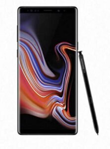 samsung galaxy note 9 factory unlocked phone with 6.4" screen and 128gb (u.s. version), midnight black