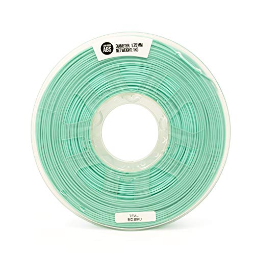 Gizmo Dorks Low Odor ABS 3D Printer Filament 1.75mm 1kg, Teal