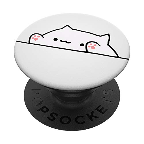 Bongo Cat Doing Nothing Funny Meme PopSockets PopGrip: Swappable Grip for Phones & Tablets