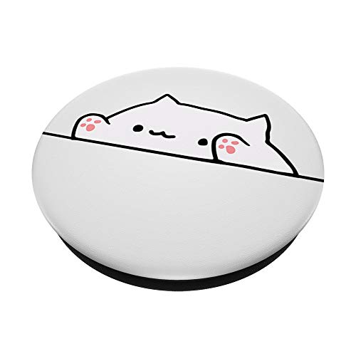 Bongo Cat Doing Nothing Funny Meme PopSockets PopGrip: Swappable Grip for Phones & Tablets