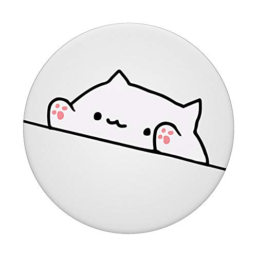 Bongo Cat Doing Nothing Funny Meme PopSockets PopGrip: Swappable Grip for Phones & Tablets