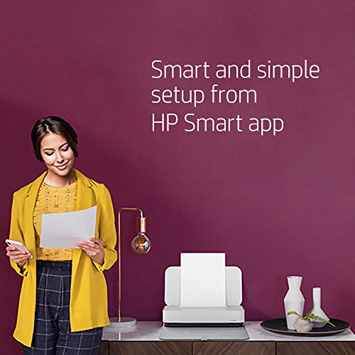 HP Tango X Smart Wireless Printer with Indigo Linen -cover – Mobile Remote Print, Scan, Copy, HP Instant Ink (3DP64A)