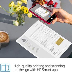 HP Tango X Smart Wireless Printer with Indigo Linen -cover – Mobile Remote Print, Scan, Copy, HP Instant Ink (3DP64A)