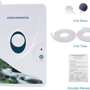 SHD Ozone Generator Water Ozonator O3 Ozone Machine 600mg/h for Home Air, Water, Fruits, Vegetables Clean