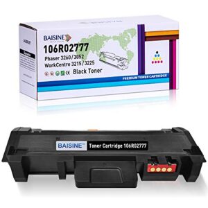 phaser 3260dni toner, baisine compatible 106r02777 black toner for xerox workcentre 3215ni 3225dni 3225 3215 phaser 3260dni 3260di 3260 3052 - high yield 3,000 pages