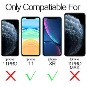 Mkeke Compatible with iPhone 11 Screen Protector for iPhone XR Screen Protector, Tempered Glass Film for Apple iPhone 11 and iPhone XR, 3-Pack Clear