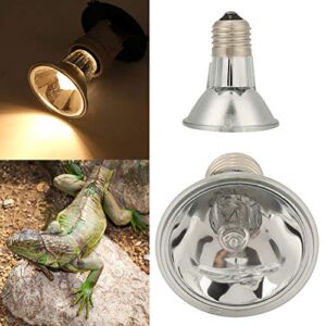 E27 220V Pet Reptile Halogen Basking Bulb, UVA + UVB Full Spectrum Sun Lamp Sunbathe Heat Lamp/Bulb/Light for Turtle Aquarium Aquatic Reptile(75w)