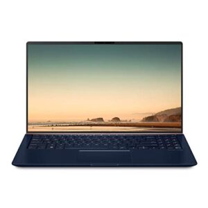 asus zenbook 15 ultra slim compact laptop 15.6” fhd 4-way nanoedge, intel core i7-8565u processor, 16gb ddr4, 512gb pcie ssd, geforce gtx 1050, ir camera, windows 10, ux533fd-dh74, royal blue