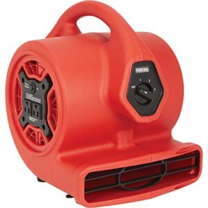 ironton 1/8 hp mini air mover/dryer with built-in outlet - 500 cfm